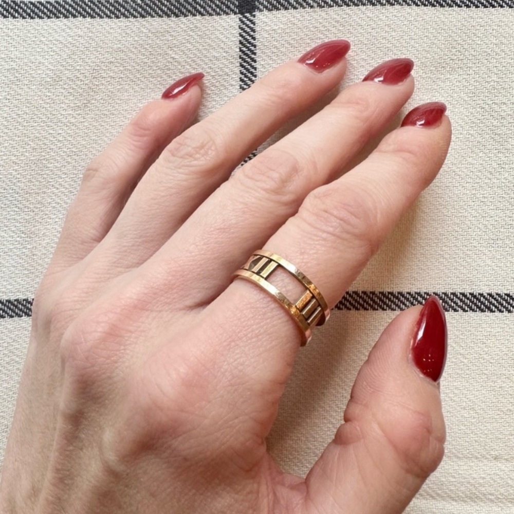 Tiffany & Co. Rose Gold Atlas Ring